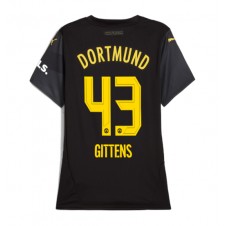 Borussia Dortmund Jamie Bynoe-Gittens #43 Bortedrakt Kvinner 2024-25 Kortermet